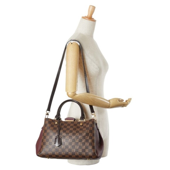 LOUIS VUITTON Brown Damier Leather Shoulder Bag - Picture 14 of 14